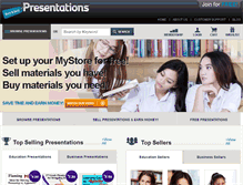 Tablet Screenshot of buyandsellpresentations.com